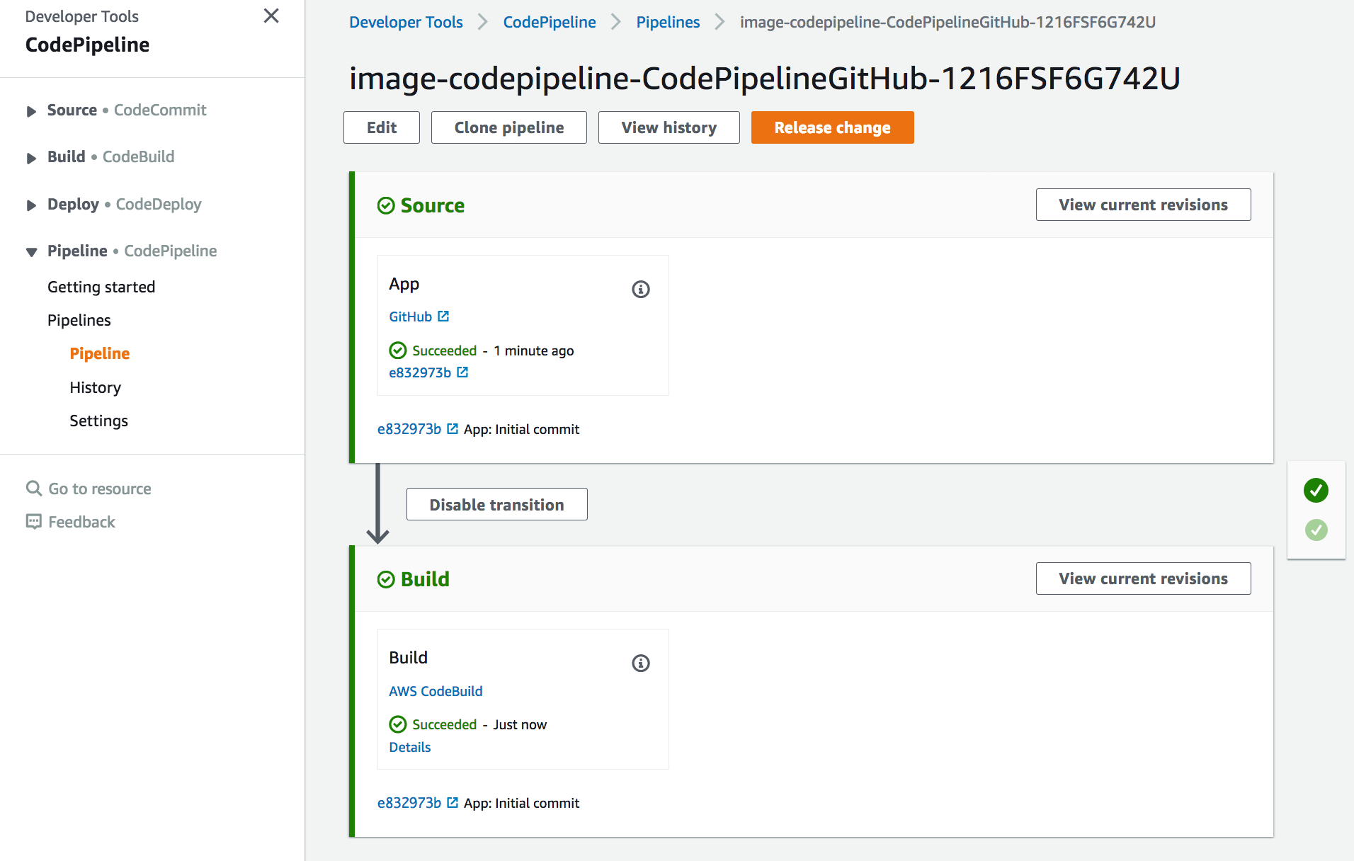 CodePipeline Details